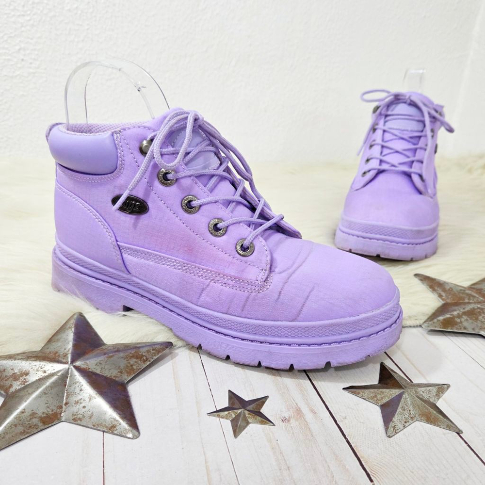 Lugz Women's Drifter Ripstop Chukka Boot lavender neon purple women's size 7.5